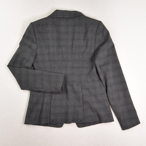 Women's Grey Plaid Blazer by Laundry by Shelli Segal, Size 2