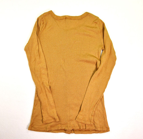 Women's Gold Stretchy Knit Top, One Size Fits Most