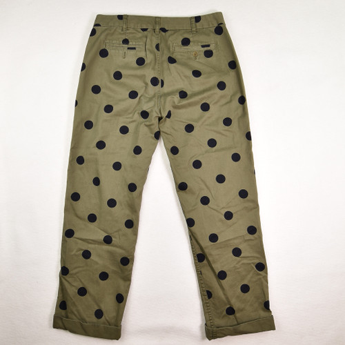 Women's Green and Black Chinos, Size 8T