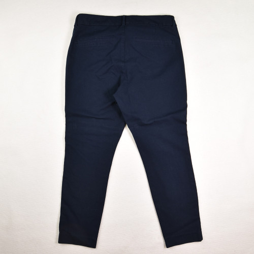 Women's Blue Stretchy High Rise Pixie, Size 12