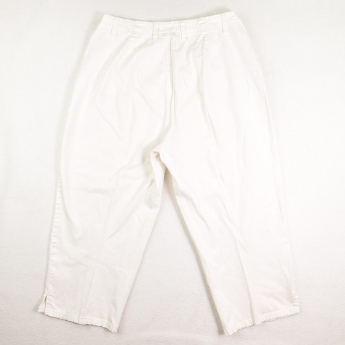 Women's Cream Capris, Size 12