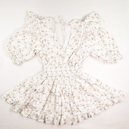 Women's Floral Ruffled Dress, Size M Women's Floral Ruffled Dress, Size M