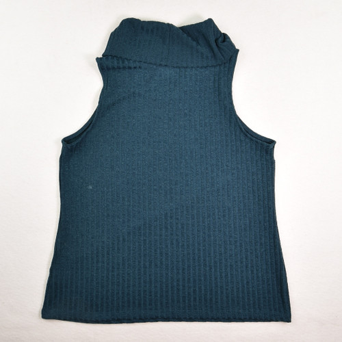 Women's Teal Sleeveless Tunic, Size XL