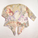 Women's Multi-Color Silky Short Kimono, Size 40