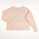 Women's Tan Banded Sweater, Size M