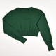 Women's Short Lightweight Green Cardigan, Size L
