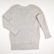 Women's Grey Heather V-Neck Sweater, Size S