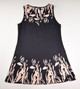 Women's Black Knit Sleeveless Dress, Size XL