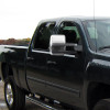 2007-2014 Chevrolet Silverado/Suburban/ GMC Sierra/Yukon/Yukon XL Power Adjustable, Heated, & Manual Extendable Chrome Towing Mirrors w/ Smoke Lens LED Turn Signal & Clearance Lights