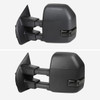 2017-2019 Ford F-250/F-350/F-450/F-550 Super Duty Power Adjustable, Heated, BSM, ATS, & Manual Extendable Towing Mirrors w/ Smoke Lens LED Turn Signal, Clearance, & Auxiliary Lights