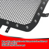 2014-2015 GMC Sierra 1500 Rivet Style Black Stainless Steel Mesh Grille Insert
