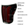 2007-2013 Toyota Tundra Sequential Red LED Bar Tail Lights (Glossy Black Housing/Smoke Lens)