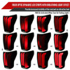 2007-2013 Toyota Tundra Sequential Red LED Bar Tail Lights (Glossy Black Housing/Smoke Lens)