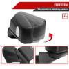 2019-2024 GMC Sierra 1500 Black Power Adjustable, Auto Fold, BSD & Heated Side Mirror w/ LED Puddle Light and Auxiliary Light - Driver Side Only