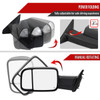2019-2022 Dodge RAM 2500 3500 Black Power Adjustable, Auto Fold, BSD & Heated Side Mirror w/ LED Puddle Light and Turn Signal Light - Driver Side Only