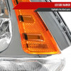 2013-2018 Ram 1500 2500 3500 LED Bar Projector Headlights (Chrome Housing/Clear Lens)