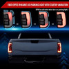 2019-2024 Dodge RAM 2500/3500 LED Sequential Signal Tail Lights (Matte Black Housing / Clear Lens)