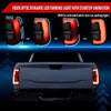 2019-2024 Dodge RAM 2500/3500 LED Sequential Signal Tail Lights (Black Housing / Smoked Lens)