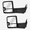 2014-2018 Silverado Sierra 1500 1500 Power Adjustable, Heated, & Manual Extendable Towing Mirrors w/ Smoked Lens LED DRL, Turn Signal and Clearance Lights