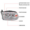 2009-2018 Dodge RAM 1500 / 2019 RAM Classic / 2010-2018 RAM 2500 3500 Switchback Sequential Full LED Projector Headlights (Chrome Housing/Clear Lens) 2009-2018 Dodge RAM 1500 / 2019 RAM Classic / 2010-2018 RAM 2500 3500 Switchback Sequential Full LED Projector Headlights (Chrome Housing/Clear Lens)