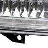 1999-2004 Ford F-250/F-350/F-450/F-550/2000-2004 Excursion Euro Factory Style Headlights with Dual LED C-Bar  (Chrome Housing/Clear Lens)