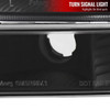 1999-2006 GMC Sierra/2007 Sierra Classic/ 2000-2006 Yukon/Yukon XL Factory Style Crystal Headlights w/ Amber Reflector & Bumper Lights (Matte Black Housing/Clear Lens)