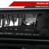 2004-2012 Chevrolet Colorado GMC Canyon Isuzu I-Series Factory Style Headlights & Corner Lights Pair (Matte Black Housing/Clear Lens)