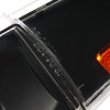 1988-1993 GMC Sierra/Yukon Chevrolet Silverado Corner Lights w/ Amber Reflectors (Matte Black Housing/Clear Lens)