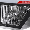 2009-2014 Ford F-150 LED Tube Factory Style Headlights (Matte Black Housing/Clear Lens)