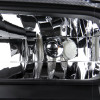 2005-2007 Ford F-250/F-350/F-450/F-550/Excursion Crystal Headlights (Matte Black Housing/Clear Lens)