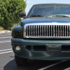 1994-2001 Dodge RAM 1500/ 1994-2002 RAM 2500 3500 Projector Headlights w/ SMD LED Light Strip (Black Housing/Smoke Lens)