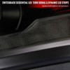 2014-2015 Chevrolet Silverado 1500 Switchback Sequential LED Bar Projector Headlights (Matte Black Housing/Smoke Lens/Black Trim)