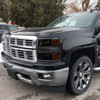 2014-2015 Chevrolet Silverado 1500 Switchback Sequential LED Bar Projector Headlights (Matte Black Housing/Smoke Lens/Black Trim)