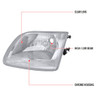1997-2004 Ford F-150/Expedition Factory Style Headlights - ABM (Chrome Housing/Clear Lens)