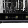 1999-2004 Ford F-250/F-350/F-450/F-550/Excursion Factory style Headlights w/ SMD LED Light Strip (Matte Black Housing/Clear Lens)