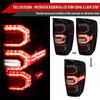 2016-2022 Toyota Tacoma Sequential Signal LED Tail Lights (Glossy Black Housing/Smoke Lens)