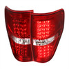 2009-2014 Ford F-150 LED Tail Lights (Chrome Housing/Red Clear Lens)