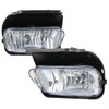 2002-2007 Chevrolet Silverado/Avalanche H10 Fog Lights Wiring Kit (Chrome Housing/Clear Lens)