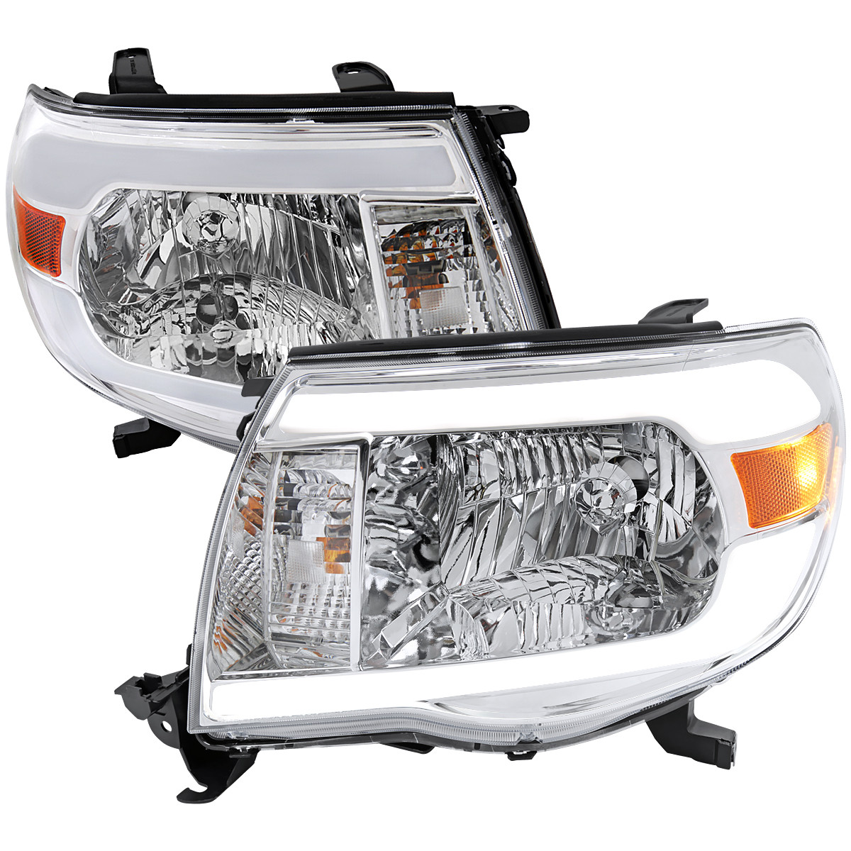 2005-2011 Toyota Tacoma LED Bar Factory Style Headlights