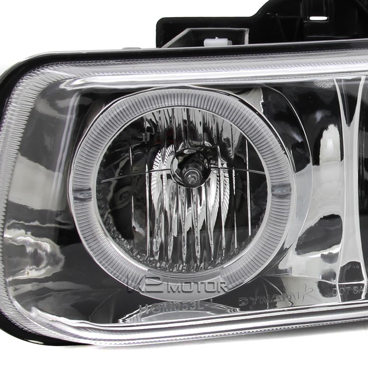 1999-2002 Chevrolet Silverado/ 2000-2006 Chevrolet Tahoe/Suburban Dual Halo  Projector Headlights with LED Sequential Turn Signal Bumper Lights (Chrome 