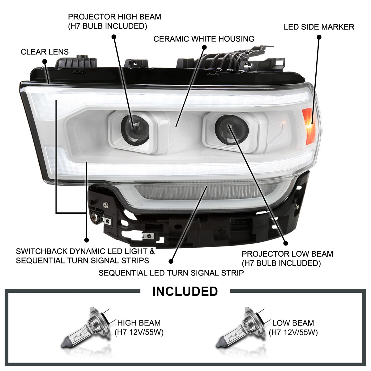 2019-2024 Dodge RAM 2500/3500/4500/5500 Switchback Sequential