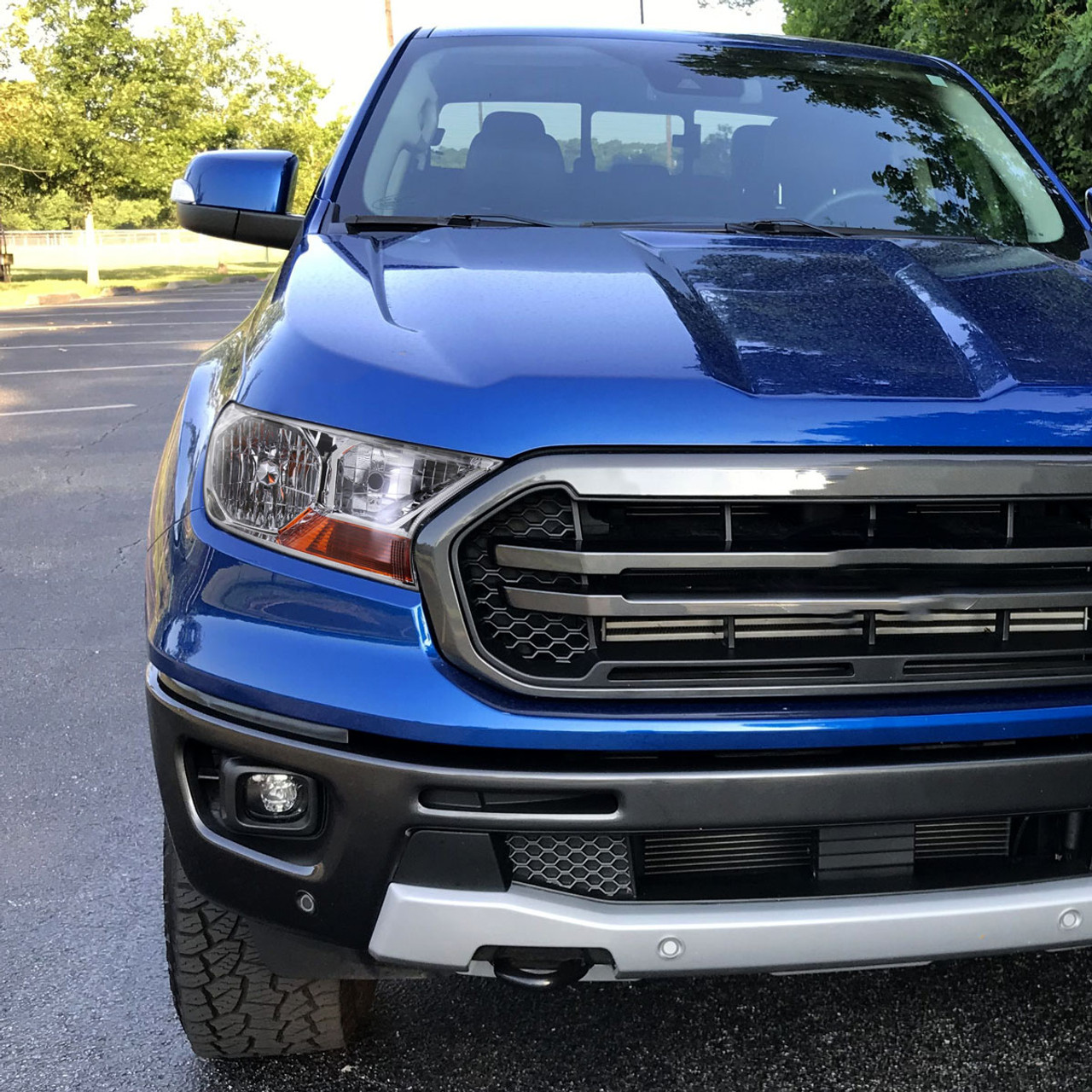 2019-2022 Ford Ranger XL/XLT Factory Style Headlights (Chrome Housing/Clear  Lens)