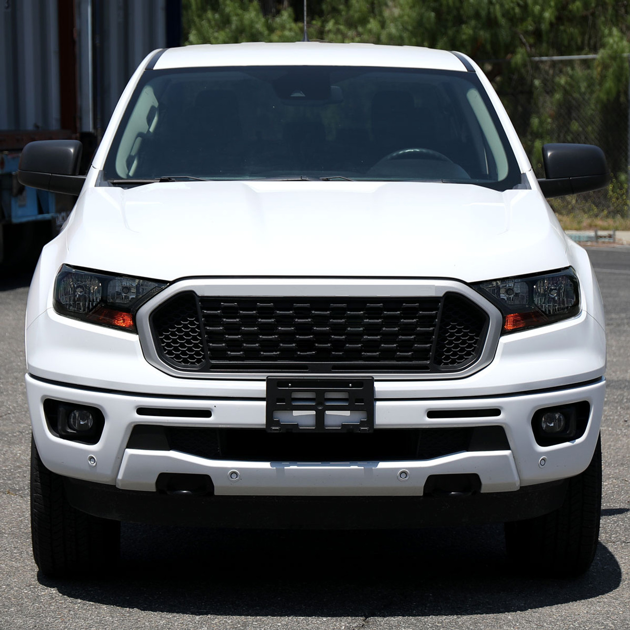 2019-2022 Ford Ranger XL/XLT Factory Style Halogen Headlights (Glossy Black  Housing/Smoke Lens)