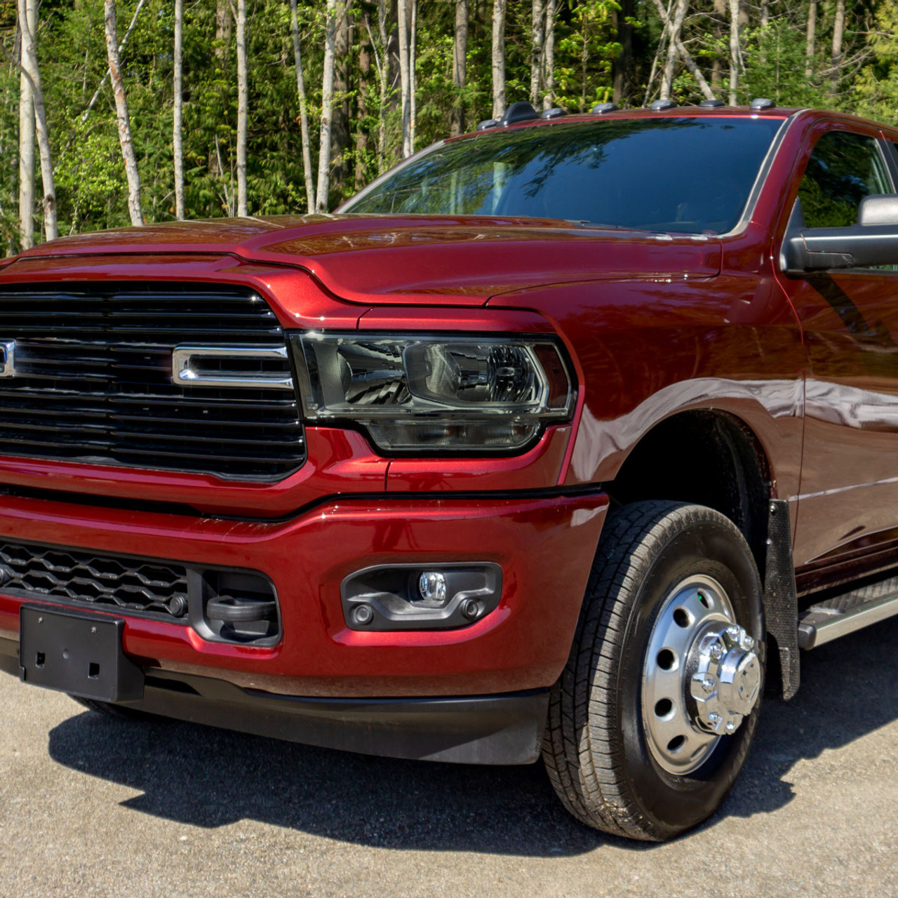 2019-2022 Dodge RAM 2500/3500/4500/5500 Factory Style Headlights (Chrome  Housing/Smoke Lens)