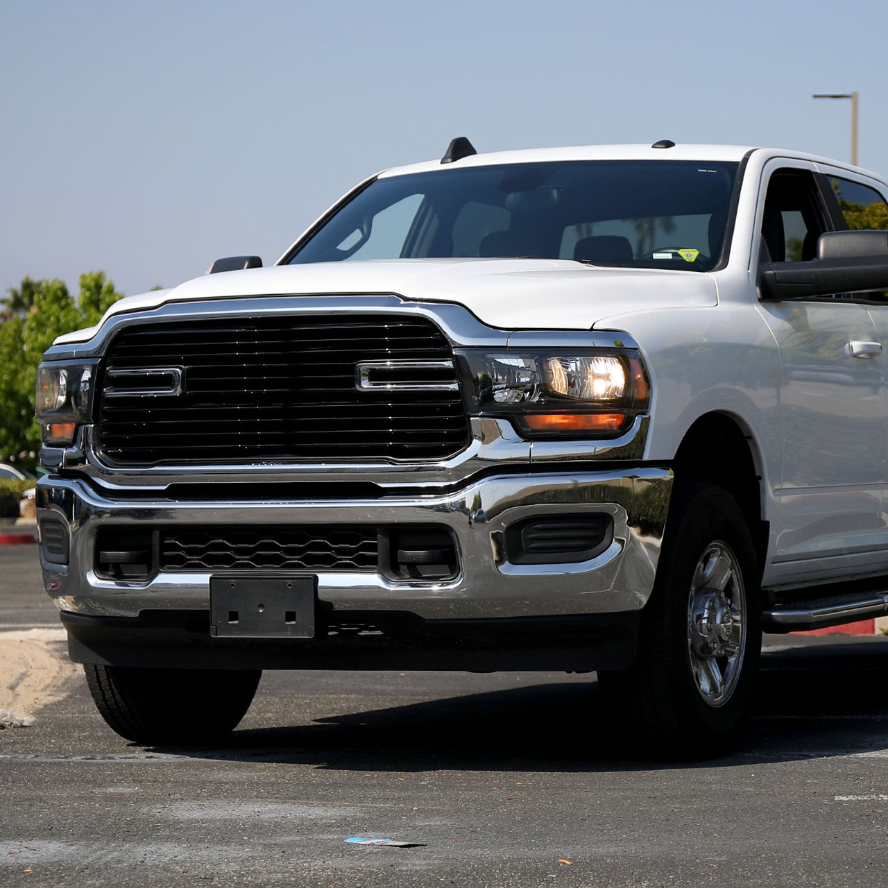 2019-2022 Dodge RAM 2500/3500/4500/5500 Factory Style Headlights (Matte  Black Housing/Clear Lens)