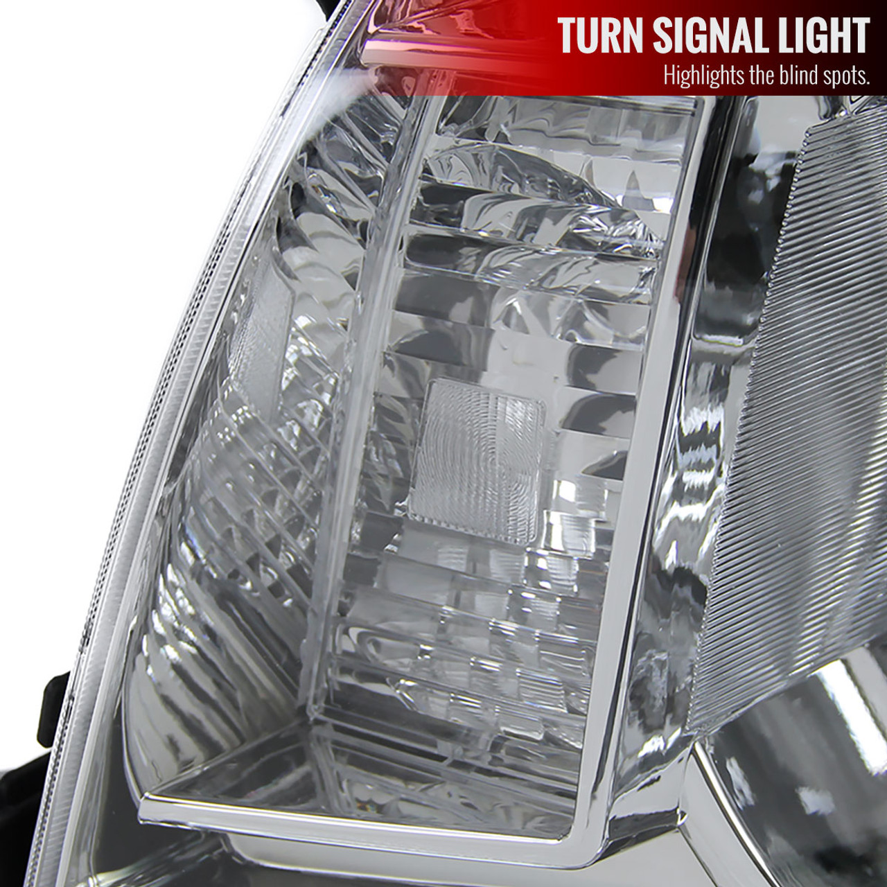 2005-2011 Toyota Tacoma Retro Style Projector Headlights (Chrome
