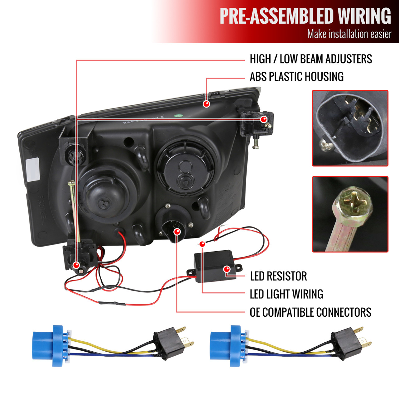 1999-2004 Ford F-250/F-350/F-450/F-550/Excursion Projector