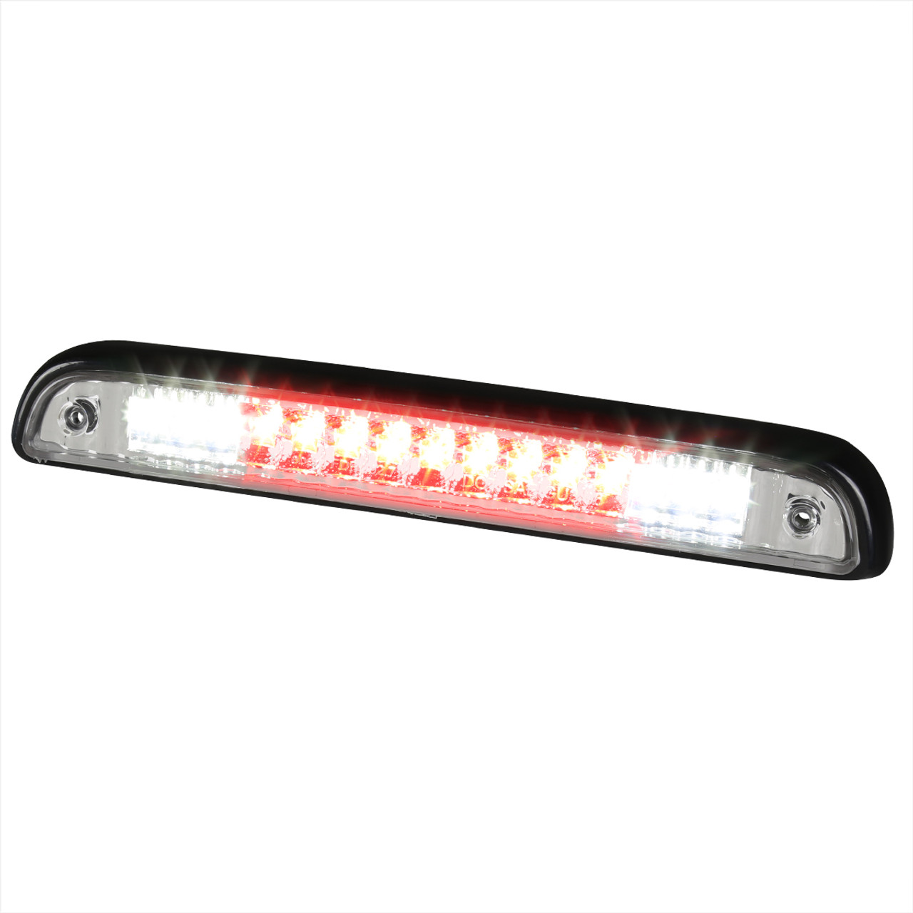 1992-1996 Ford F-150/F-250/F-350/Bronco LED 3rd Brake Light (Chrome  Housing/Clear Lens) - Bulken Off-Road