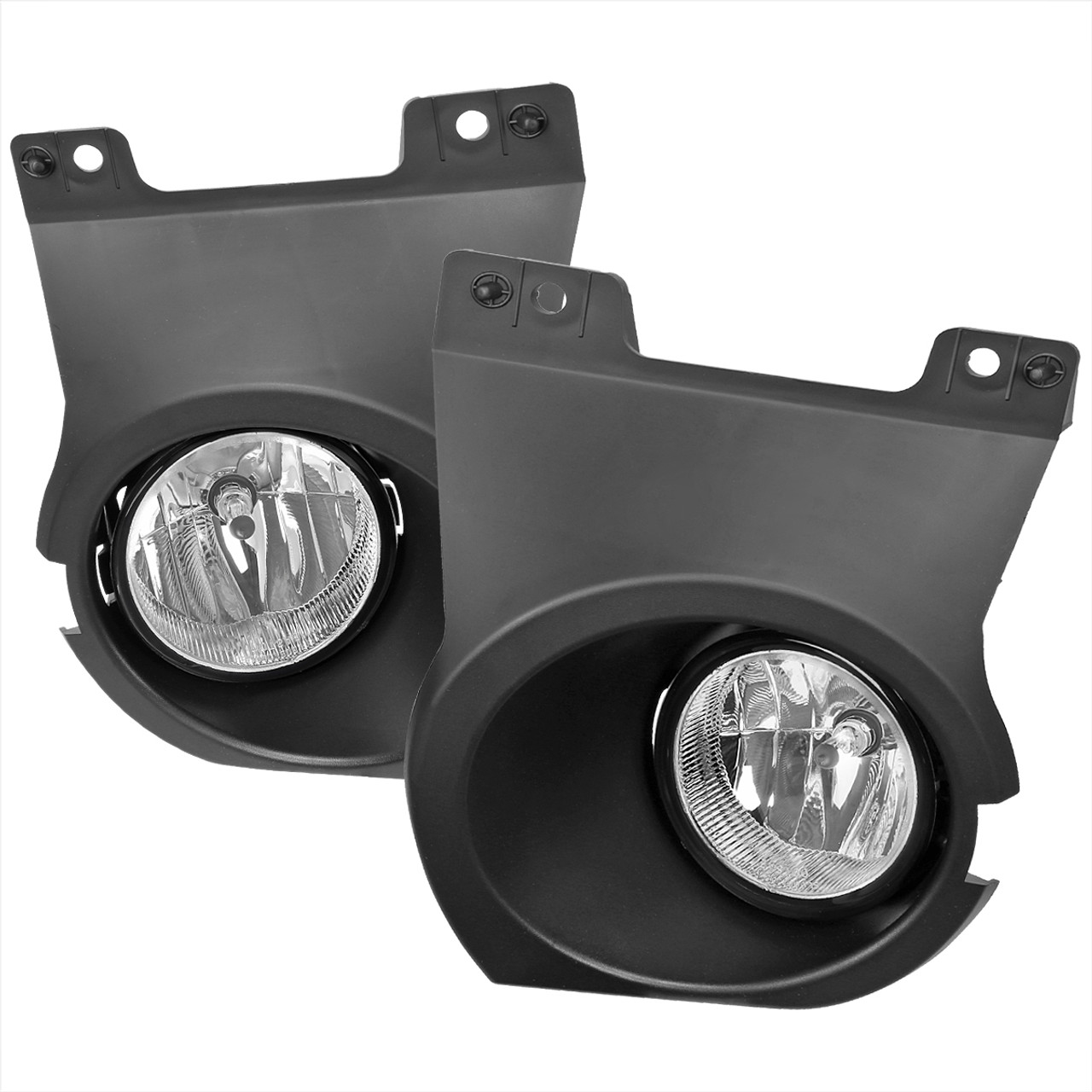 2011-2014 Ford F-150 FX2/ FX4/ King Ranch/ Lariat/ STX H10 Fog Lights Kit  (Chrome Housing/Clear Lens)