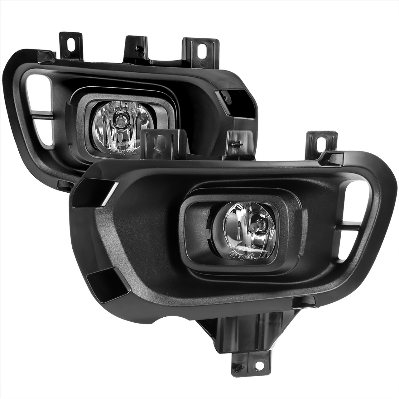 2019-2020 Ford Ranger H11 Fog Lights Kit w/ Switch & Wiring Harness (Chrome  Housing/Clear Lens)